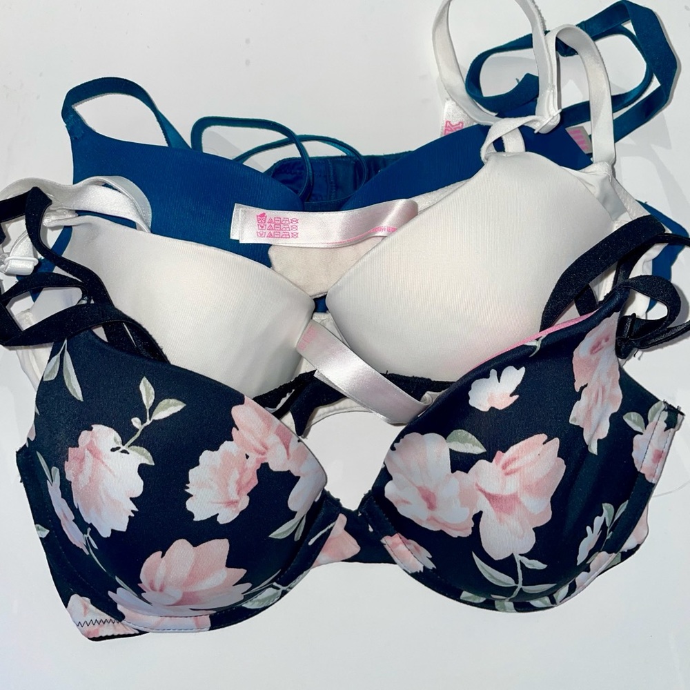 Pink bras